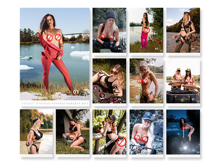 Kalendarz HOT CATCH 2024 A3 Delphin (101004627)