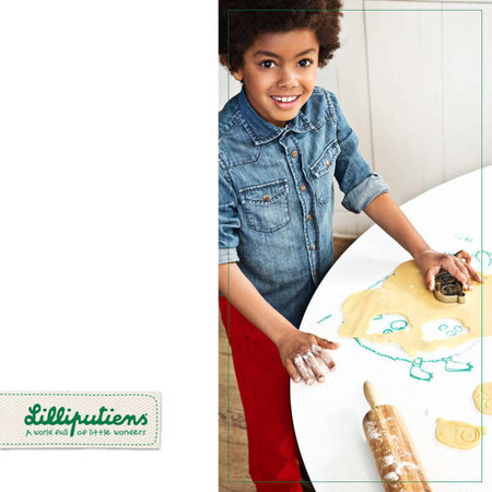 LILLIPUTIENS Metalowa foremka do ciasteczek Mały kucharz, Lemur George, 4+