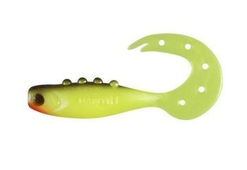 Ripper  HITMAN 3"/7,5cm 4szt./bag SUPER YELLOW/BLACK  red    DRAGON CHE-HI30S-41-140