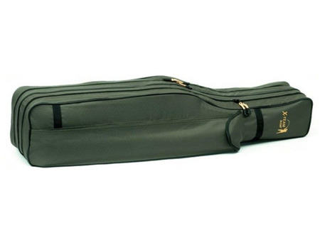 POKROWIEC NA WĘDKI DWIE KOMORY+KIESZEŃ NA PODBIERAK 100CM JAXON UJ-XAE100