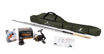 ZESTAW - SPININGOWY DUŻY Z WĘDKĄ, KOŁOWROTKIEM I AKCESORIAMI - op.1kpl. MIKADO CS-SPI-07
