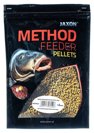 PELLETS METHOD FEEDER 2MM KWAS MASŁOWY 500G JAXON FM-PE41