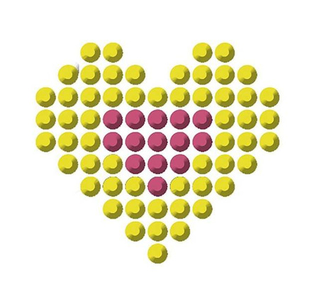 Zestaw kreatywny Cudowne kryształki Naklejki 7+, Janod