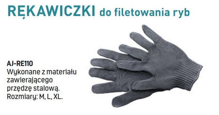 RĘKAWICZKI DO FILETOWANIA XL JAXON AJ-RE110XL