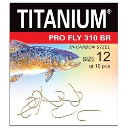 Haczyk Titanium PRO FLY (10 szt.), rozm. 12 Robinson 02-P-310BR-12