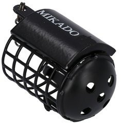 KOSZYCZEK BEZOŁOWIOWY ZANĘTOWY Z DENKIEM OKRĄGŁY (25x30) 25g - CZARNY - op.10szt. MIKADO