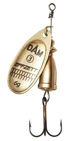 BŁYSTKA OBROTOWA SPINNER EFFZETT EXECUTOR ROZMIAR 3 - 6g GOLD DAM 5127006