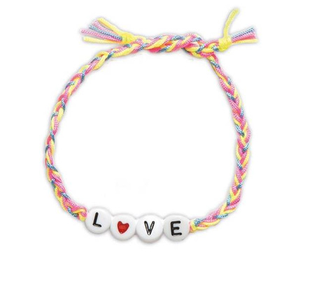 Zestaw do tworzenia biżuterii Koraliki z literkami  6+, Janod