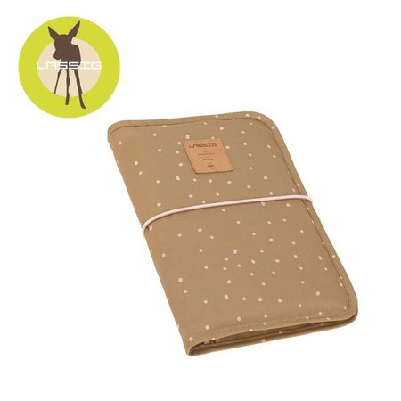 Lassig Casual Label Przewijak podróżny z etui na akcesoria Dots curry