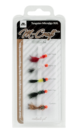 ZESTAW - M-CRAFT TUNGSTEN MICROJIGS - XUL / #16 / 0.6g - Z ZADZIOREM - 1 kpl. MIKADO PMJ-SET01