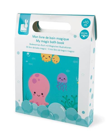Magiczna książeczka do kąpieli Pod wodą 10 m+, Janod