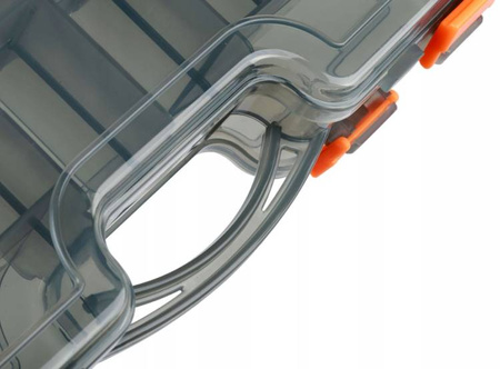 PUDEŁKO WĘDKARSKIE LUREBOX 2 SIDED SMOKE LARGE 29.5X20.5X6.2CM Savage Gear (74223)