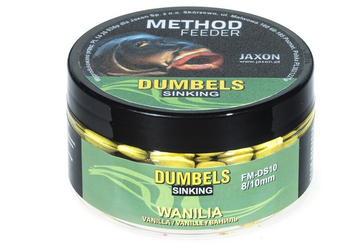 DUMBELS SINKING METHOD FEEDER 8/10MM WANILIA 50G JAXON FM-DS10