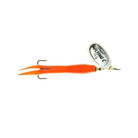 Mepps AGLIA FLYING srebrna / pomarańczowa 10g