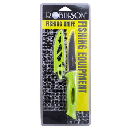 Nóż wędkarski zielony Robinson 89-RP-012