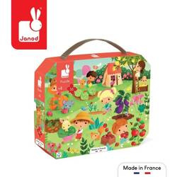 Puzzle w walizce Ogród 36 elementów 4+ Made in France, Janod