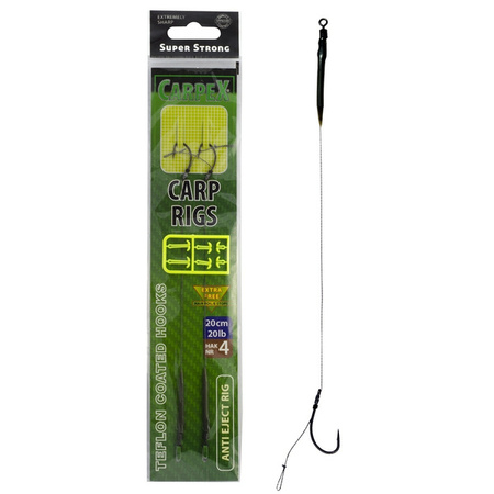 Przypon karpiowy Anti Eject 20cm, 25lb, rozmiar haka 2 Carpex 01-C-TSS1-02