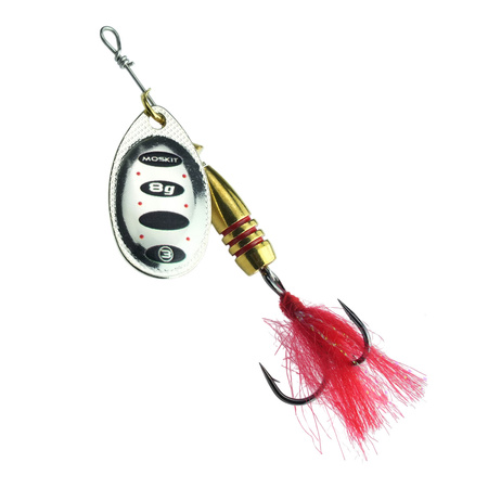 Błystka Moskit rozm.2 - Black Tire (5szt) Robinson 41-M2-S06-F