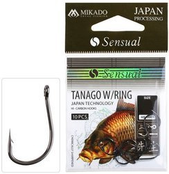 HACZYK SENSUAL - TANAGO W/RING Nr 4 BN - torebka 10szt. MIKADO HS10003-4B