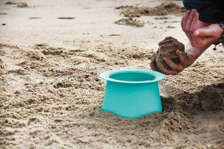 QUUT Zestaw 3 foremek do piasku Wieża Alto Lagoon Green + Vintage Blue + Mighty Orange