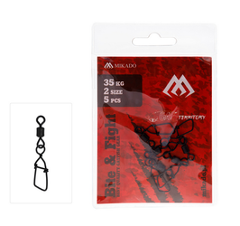 KRĘTLIK ROLKOWY Z AGR. GERMAN A - BLACK MATT - Nr. 1/0 - op.5szt. MIKADO AMA-C2030-1/0