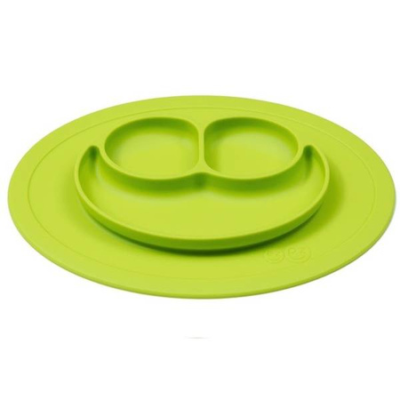 EZPZ Silikonowy talerzyk z podkładką mały 2w1 Mini Mat zielony