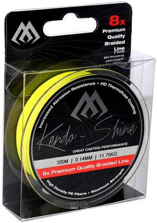 PLECIONKA KENDO SHINE YELLOW 0.20mm\19.86kg\300m - op. 1szp. MIKADO ZKS00Y-300-020