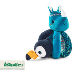 LILLIPUTIENS Grzechotka-chwytak Nosorożec Marius 6 m+