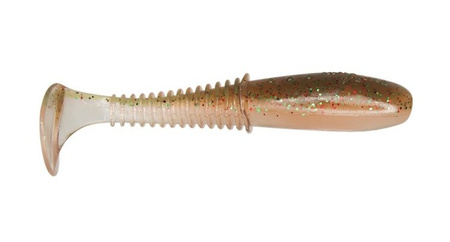 Ripper Invader PRO - COFFEE CREAM 4"/10cm 3szt./bag CLEAR/MOT.OIL red/green glitter DRAGON CHE-IV40D-20-790