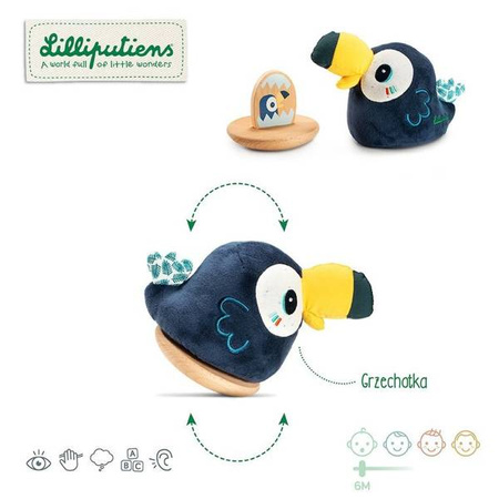 LILLIPUTIENS Wańka-wstańka Tukan Pablo 6 m+