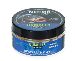 DUMBELS POP-UP METHOD FEEDER 8/10MM KWAS MASŁOWY 30G JAXON FM-DP05