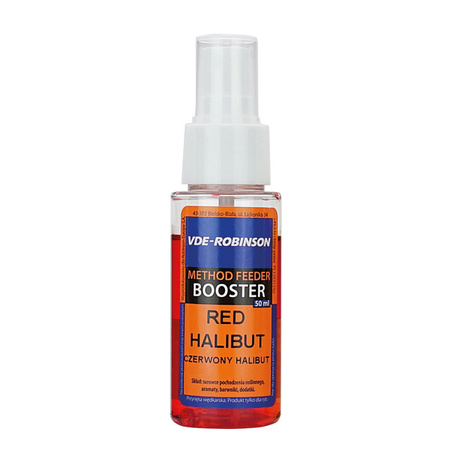 Dodatek VDE-Robinson Booster z atomizerem, red halibut, 50ml VDR Team 62-D1-RHA
