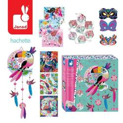 Multi - zestaw kreatywny 11 dekoracji Tukan 7+, Janod