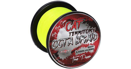 PLECIONKA CAT TERRITORY OCTA BRAID  060 YELLOW 600M MIKADO Z40Y-060