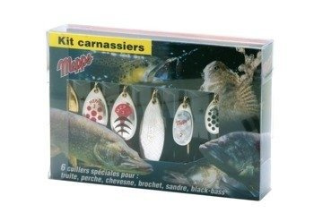 Mepps KIT CARNASSIERS (PREDATOR KIT) / drapieżniki (6 szt. błystek)
