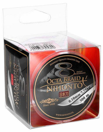 PLECIONKA NIHONTO OCTA BRAID  018 ORANGE 300M MIKADO Z25O-018