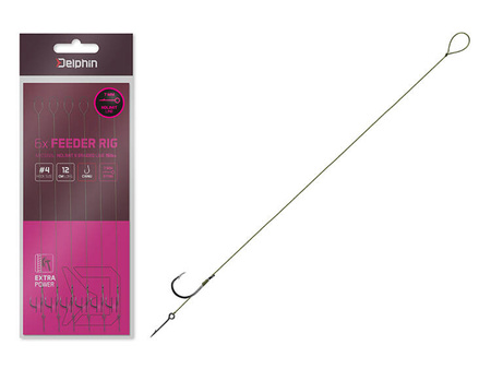 Przypon Delphin NOLIMIT Sting / 6szt 12cm / 15lbs / BARB #4 / Sting 7mm Delphin (101003762)