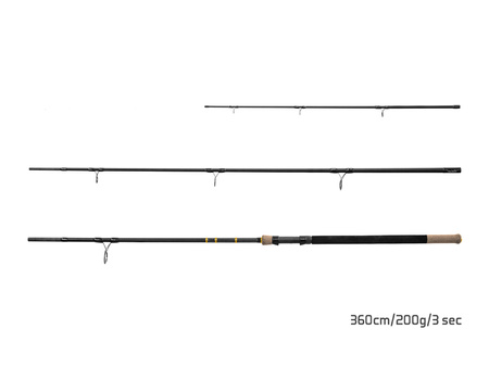 10+1 - Delphin RIVER Trophy NXT +4 szczytówki 400cm/200g/3 składy Delphin (101006427)