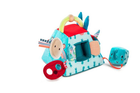 LILLIPUTIENS Piramida aktywizująca wielofunkcyjna Nosorożec Marius 9 m+