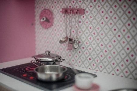 Kuchnia drewniana XL z dźwiękiem i 15 akcesoriami Macaron, Janod