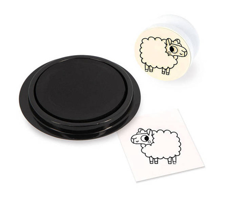 Zestaw kreatywny Stempelki Farma 18 m+, Janod KOLEKCJA 2022