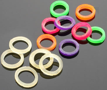 GUMKI DO PELLETU - COLOR MIX  8mm (EXTRA HEAVY) - op.50szt MIKADO AMF11-EHC-8