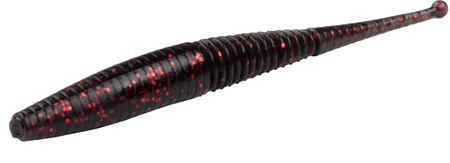 PRZYNĘTA - M-Craft WIGGLY WORM 50mm / MOTOROIL FIRE - op.10szt. MIKADO PMMW-50-MF