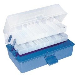 Skrzynka wędkarska dwupoziomowa 30x18x14,5cm Robinson 74-SK-P03