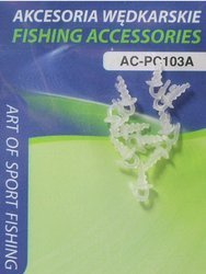 (R) OTWARTY GWINTOWANY ŁĄCZNIK DO PRZYNĘT WŁOSOWYCH - PRZEZROCZYSTY 1X10SZT JAXON AC-PC103A