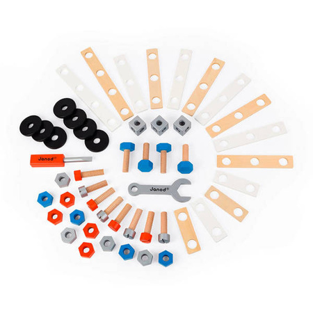 Zestaw konstruktora 50 elementów Brico ‘Kids, Janod