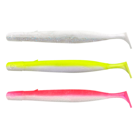 GRAVITY STICK PADDLETAIL 14CM 15G SINKING HIGHVIS MIX 6PCS Savage Gear (72586)