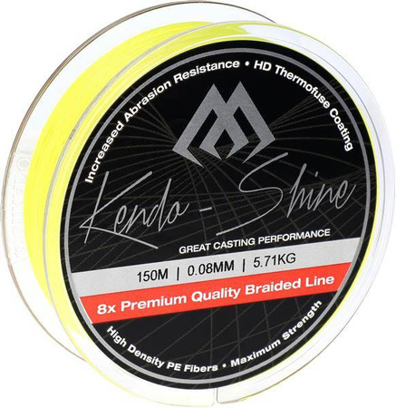 PLECIONKA KENDO SHINE YELLOW 0.08mm\5.71kg\150m 1szp.MIKADO ZKS00Y-150-008