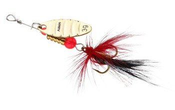 BŁYSTKA OBROTOWA - STREAM FOLDED Z CHWOSTEM 3 g ZŁOTY