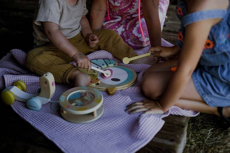 Drewniane cymbałki Ptaszek Pure, Janod